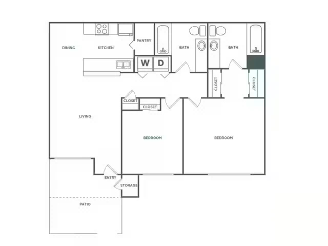 Unit 1234 1234 floor plan